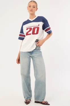 Aether V Neck Jersey White