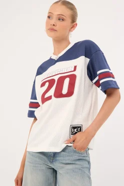 Aether V Neck Jersey White