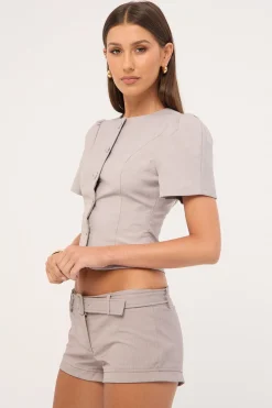 Afterglow Mini Short Grey