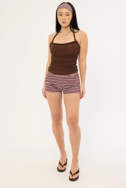 Aida Stripe Micro Short Multi Stripe