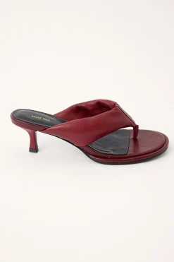 Aji Burgundy Leather