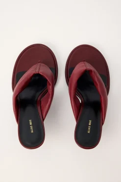Aji Burgundy Leather