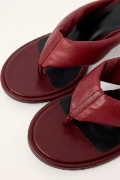 Aji Burgundy Leather