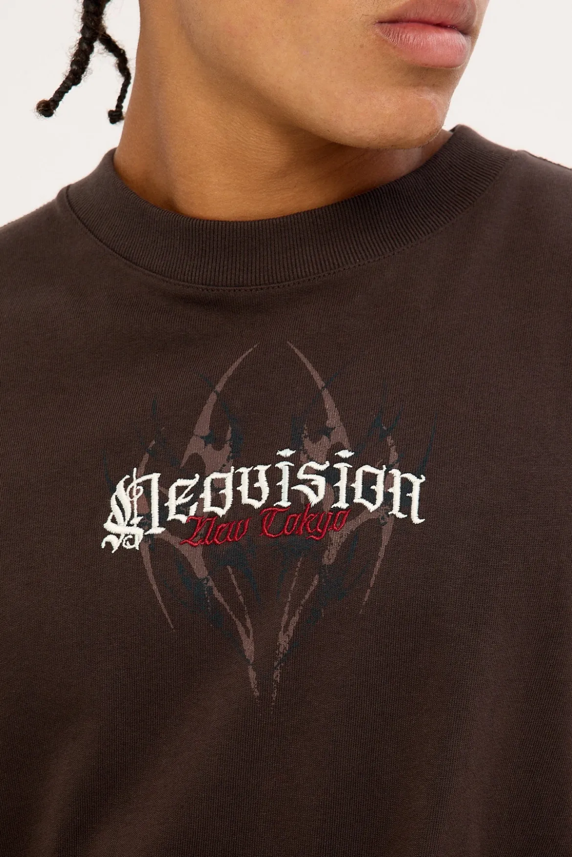 Akuma Oversize Super Heavy Tee Coffee Brown