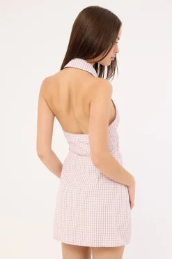 Alani Mini Dress Pink Check