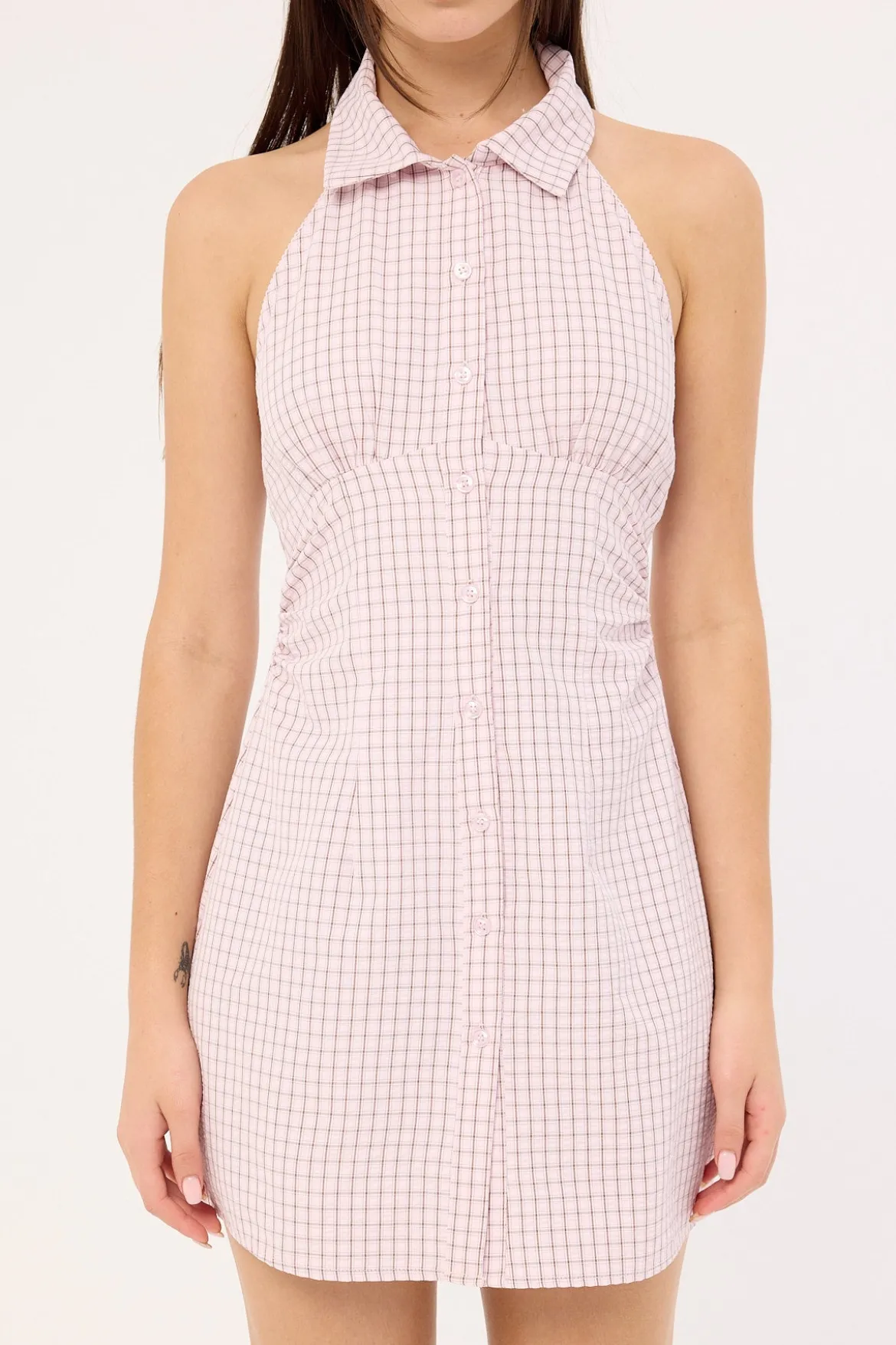 Alani Mini Dress Pink Check