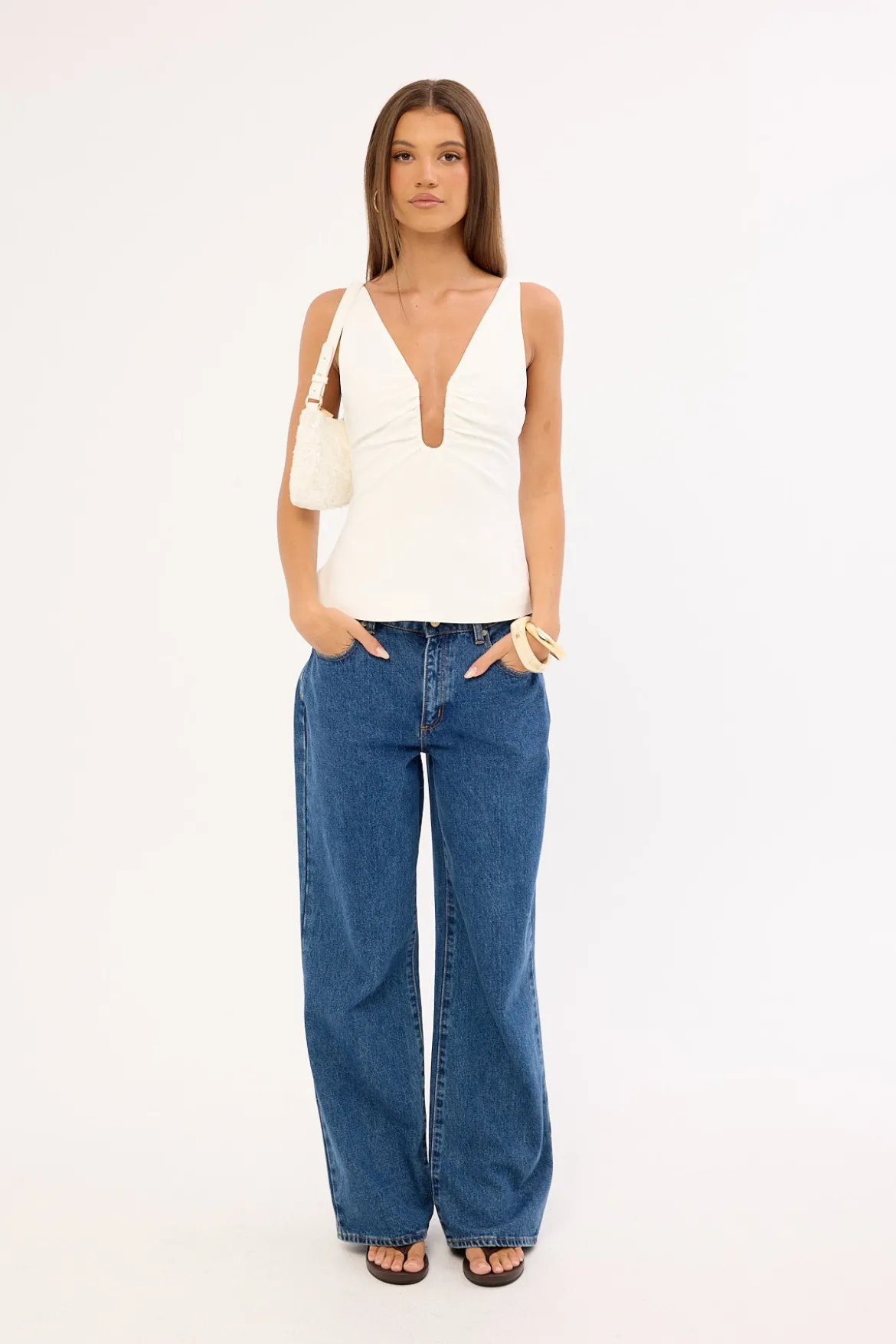 Alba Structured Top White
