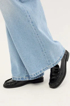 Albert Loafer Black Crinkle