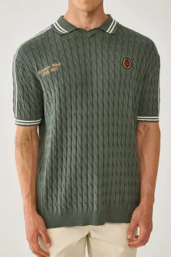 Aldridge Knit Soccer Jersey Dark Green
