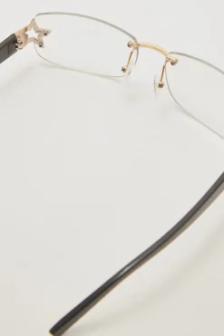 Alexis Star Sunglasses Black