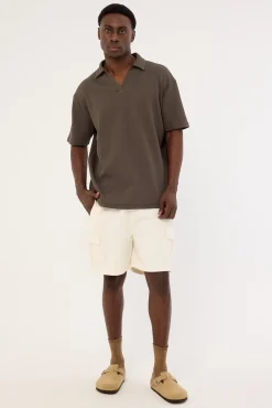 Alfie Boxy Polo Asphalt