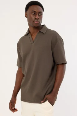 Alfie Boxy Polo Asphalt
