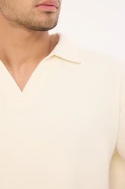 Alfie Boxy Polo White