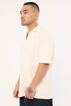 Alfie Boxy Polo White
