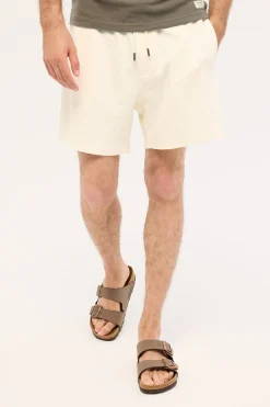 Alfie Elastic Waist Short Off White