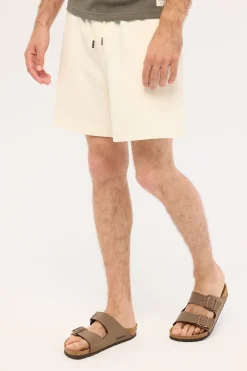 Alfie Elastic Waist Short Off White
