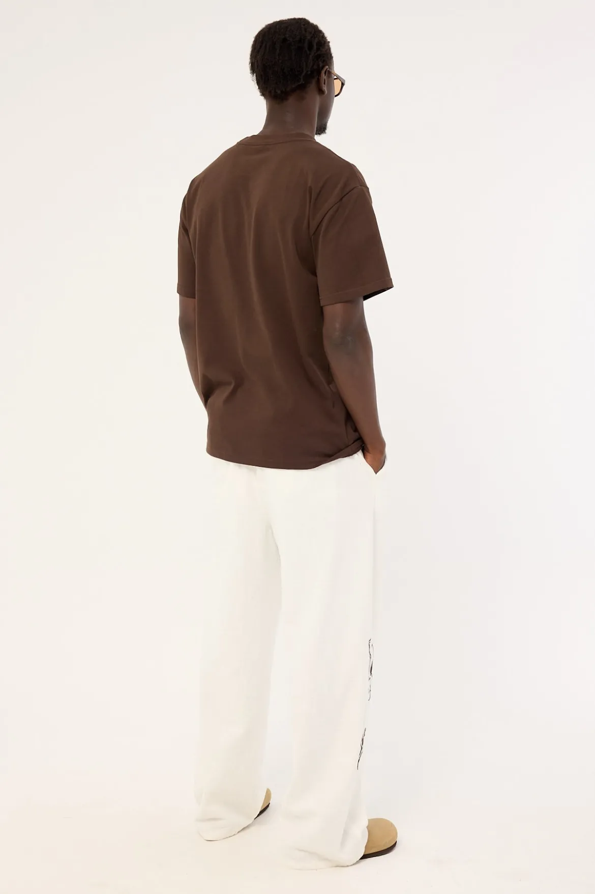Alfresco Baggy Linen Pant Off White