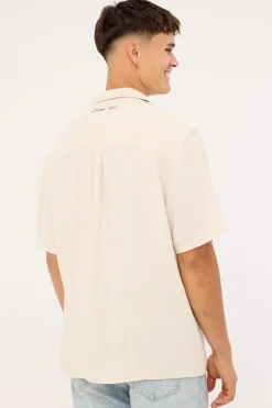 Aloha Linen Resort Shirt Natural