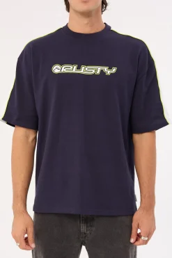 Alonso 2.0 Heavy Short Sleeve Tee Navy