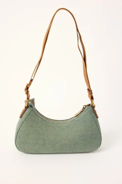 Amy Dirty Denim Shoulder Bag Dirty Denim
