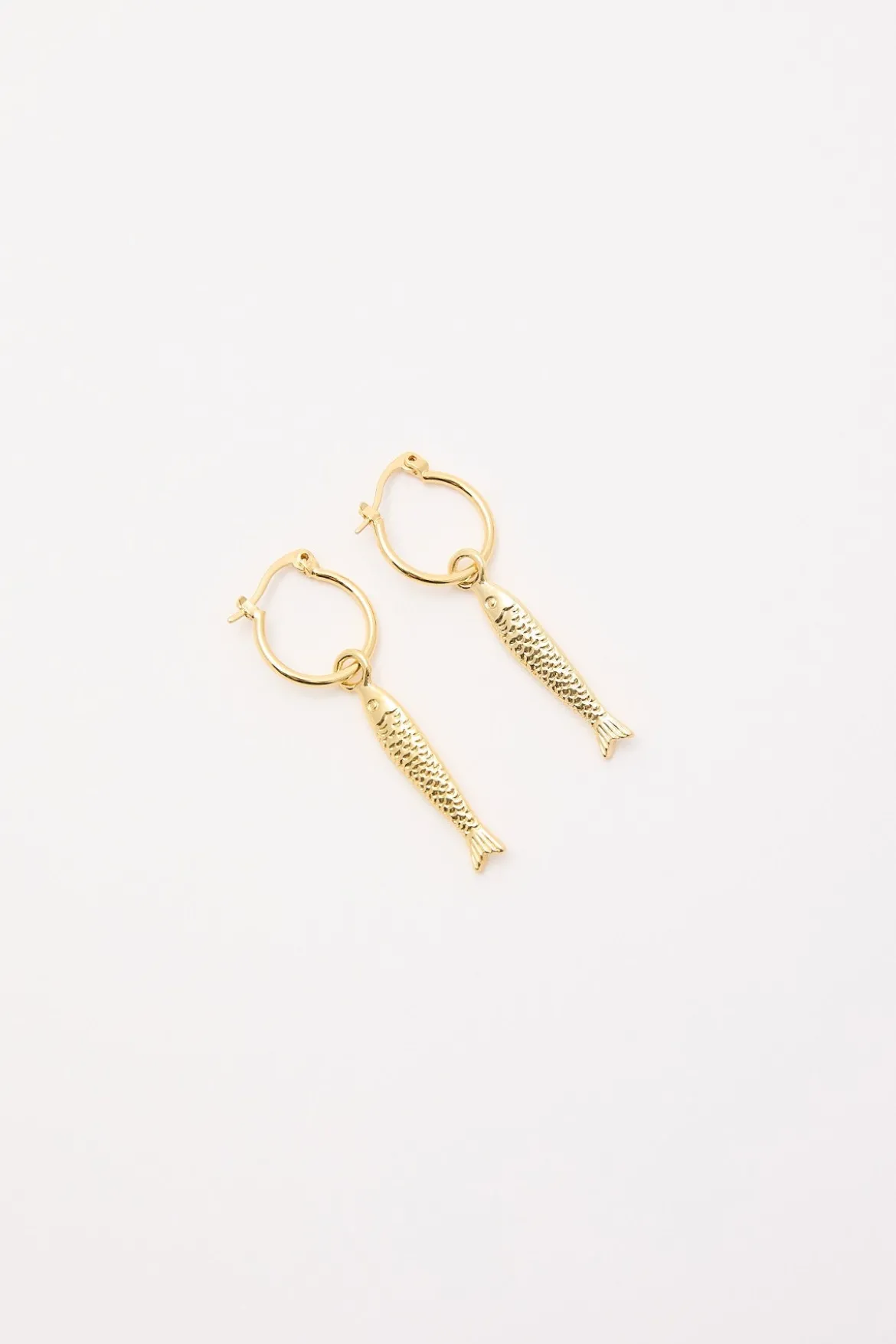Anchovy Earrings 18K Gold