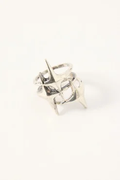 Andromeda Ring 2 Pack Antique Silver