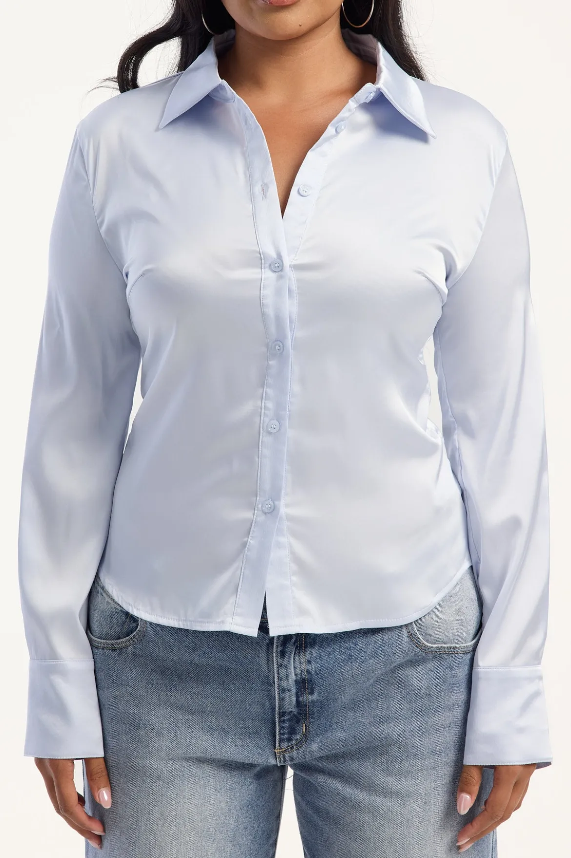 Angelic Shirt Soft Blue