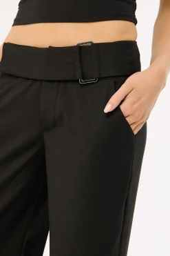 Anni Belted Pant Black