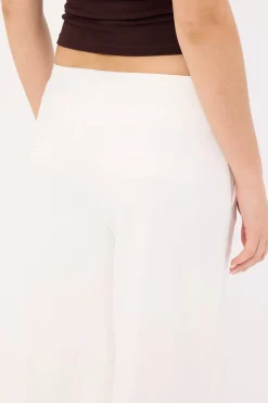 Anni Belted Pant White