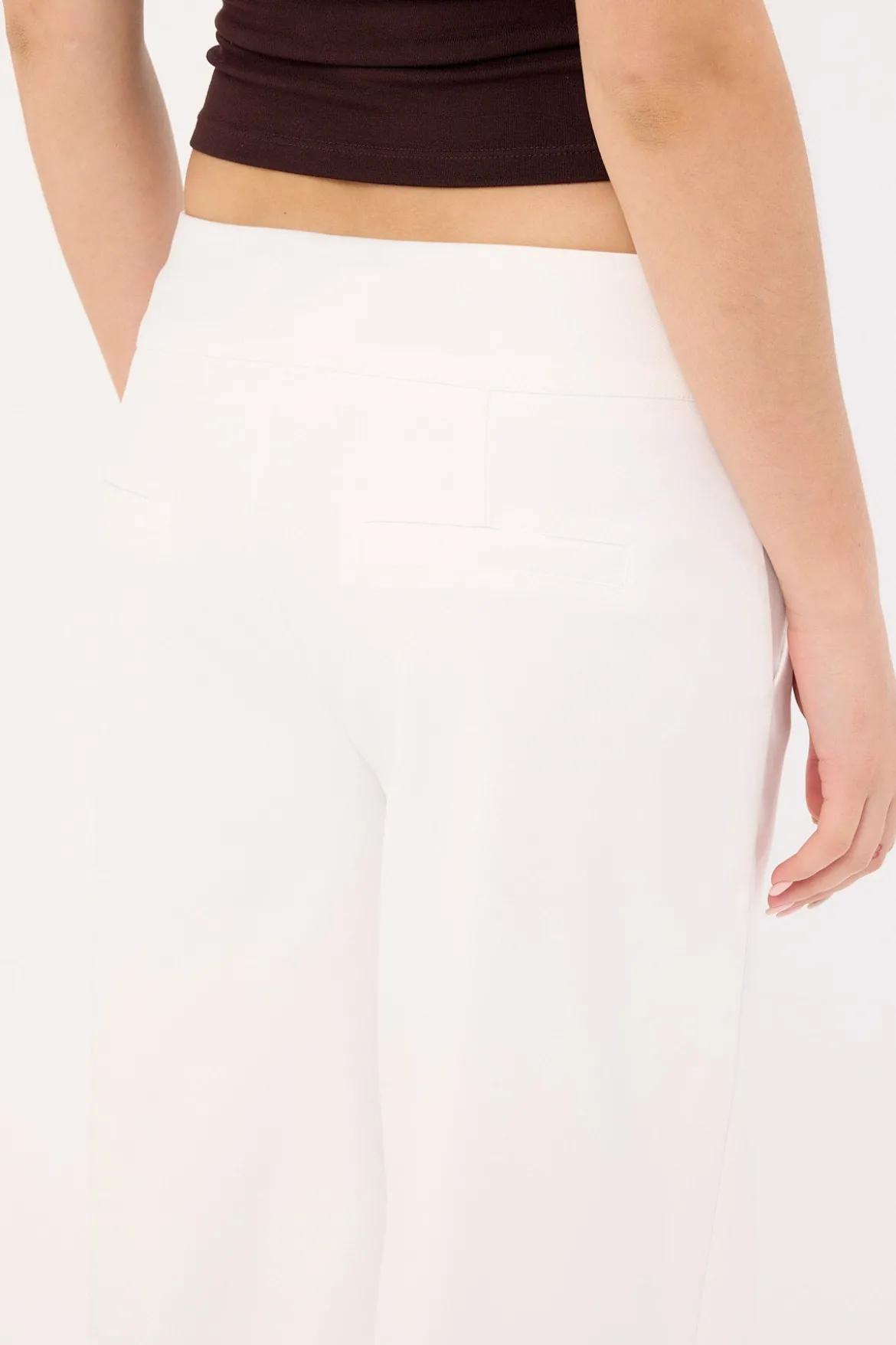Anni Belted Pant White