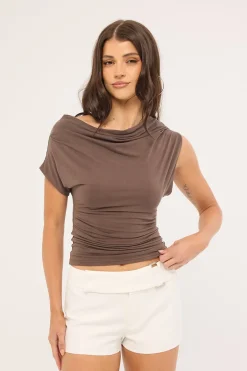 Anni Belted Short White