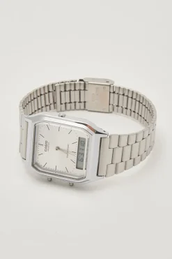 AQ230A-7A Duo Watch Silver
