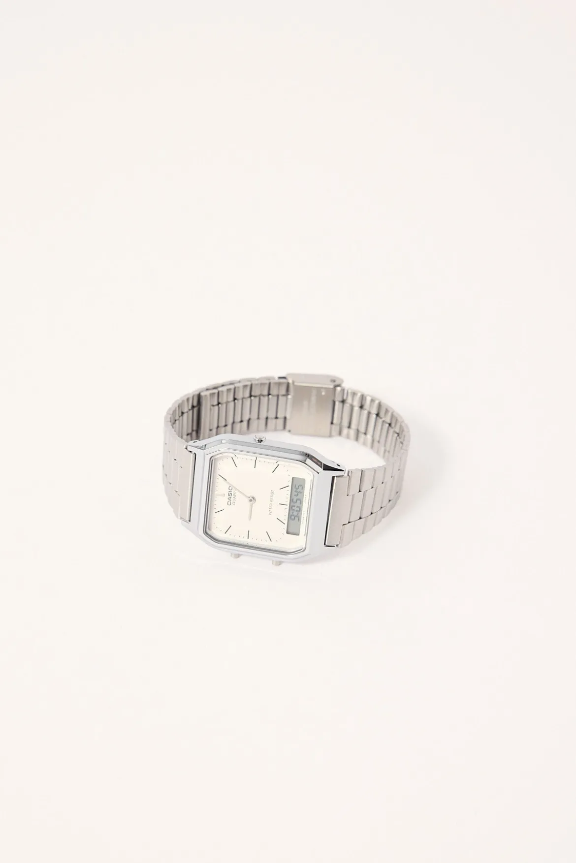 AQ230A-7D Duo Watch Silver