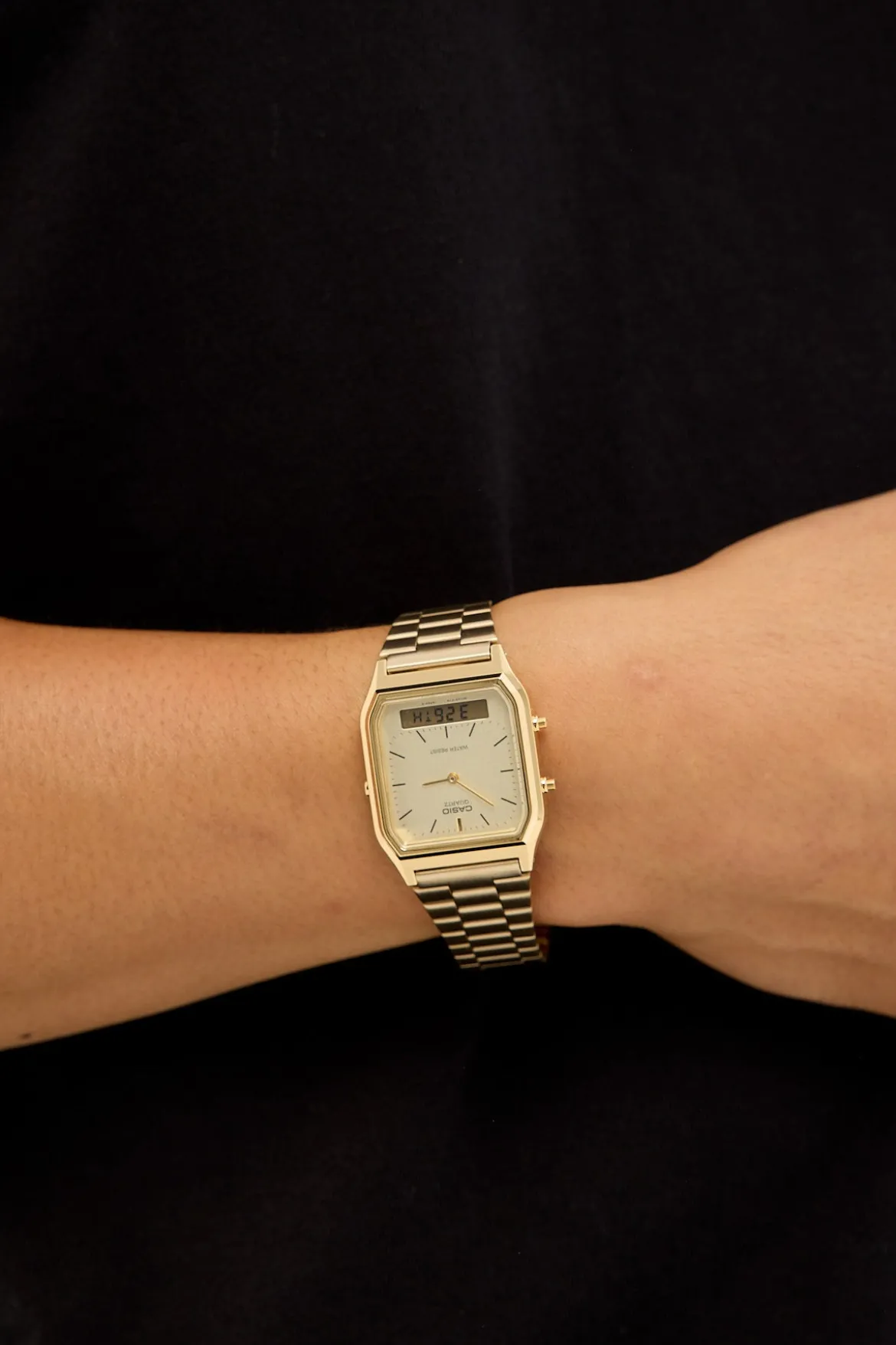 AQ230GA-9DS Duo Watch Gold