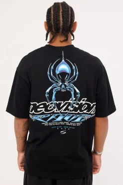 Arachno Oversize Super Heavy Tee Black