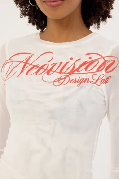 Arcane Mesh Long Sleeve White