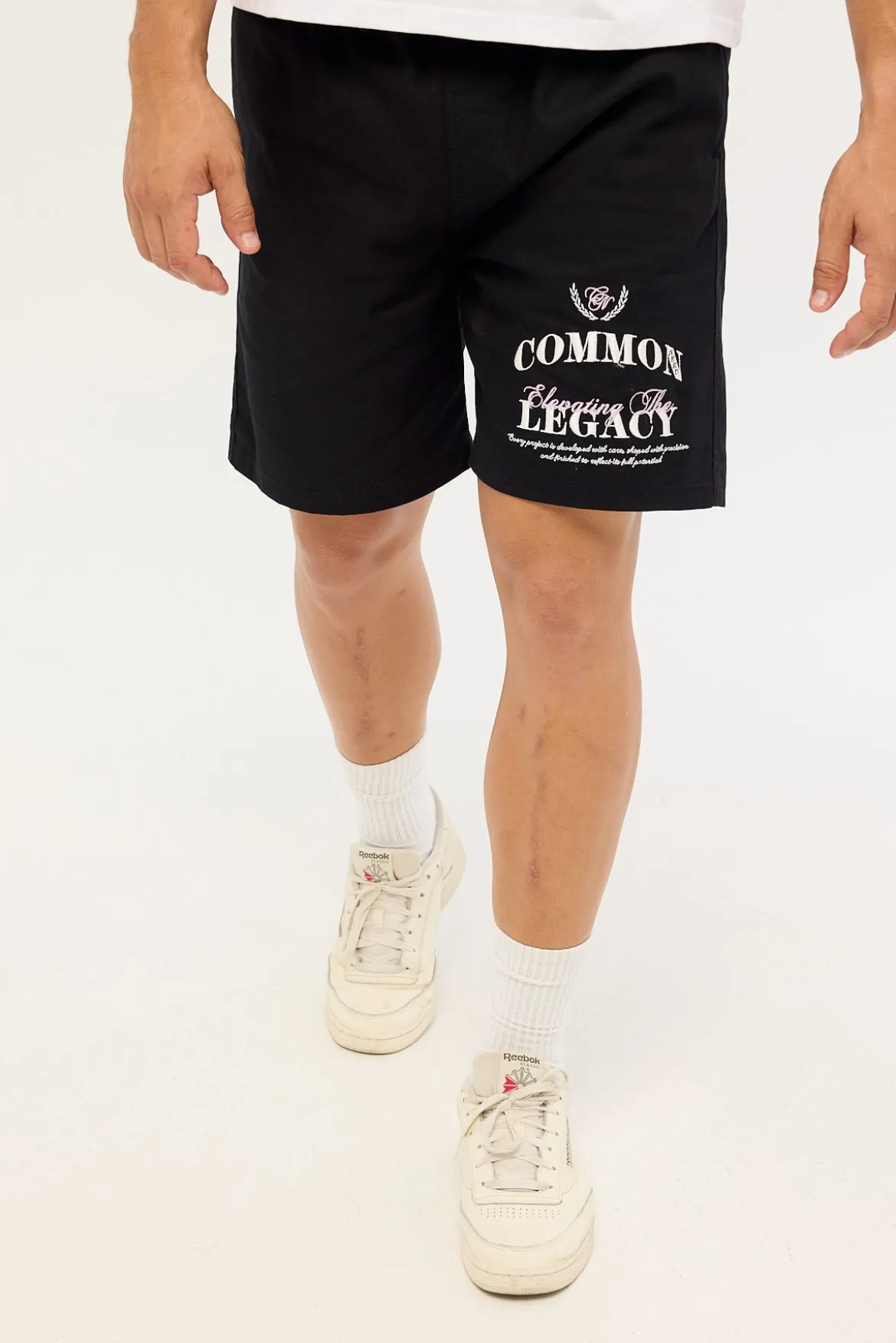 Arch Elastic Waist Short Black