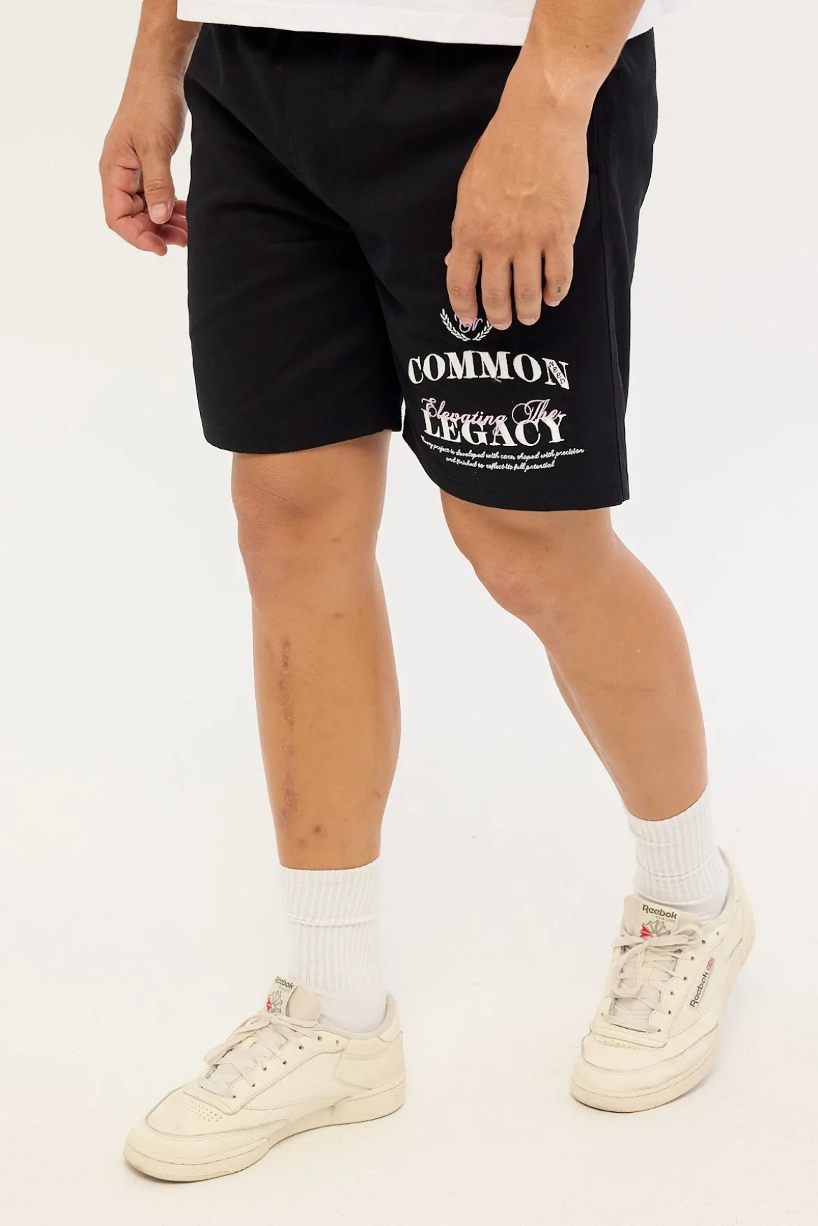 Arch Elastic Waist Short Black