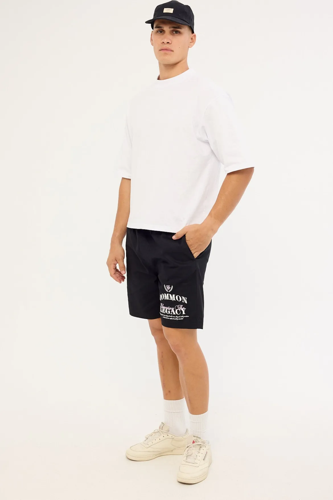 Arch Elastic Waist Short Black