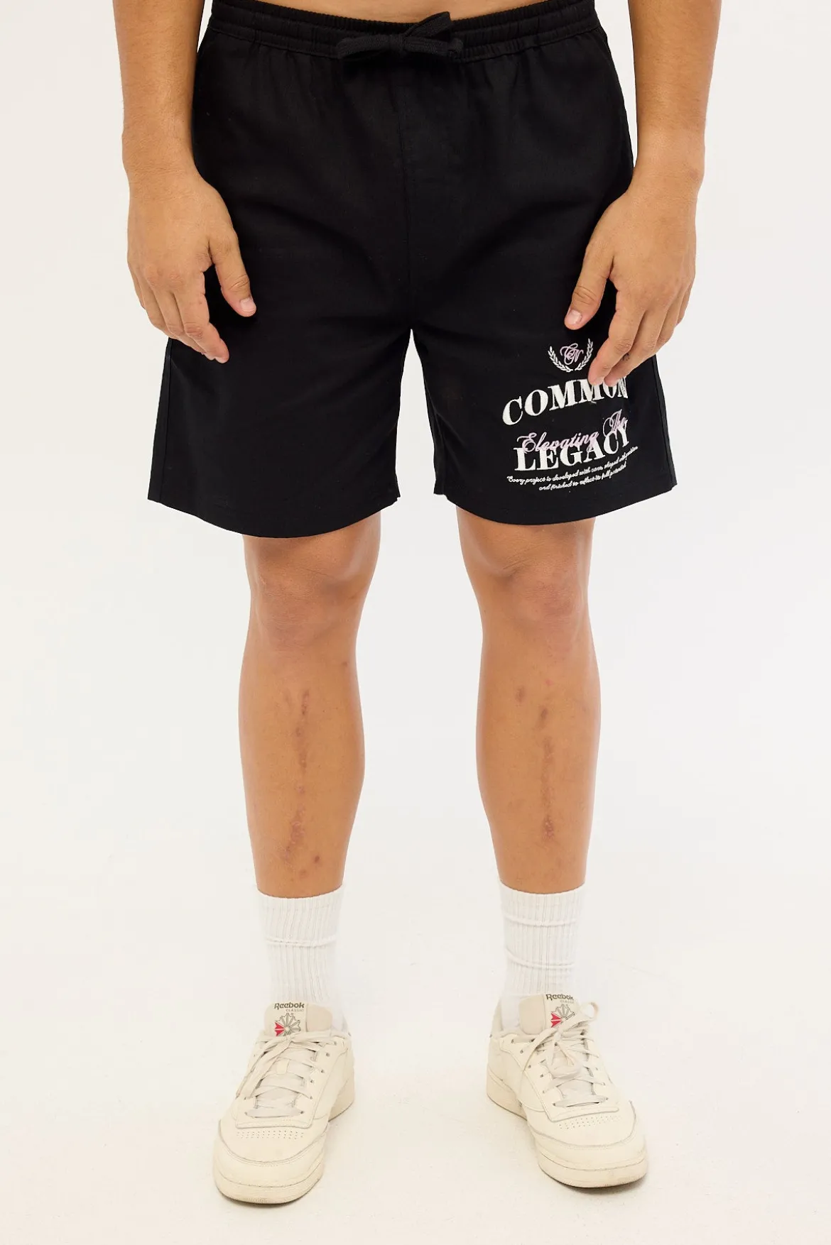 Arch Elastic Waist Short Black