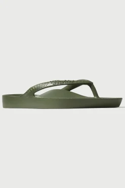 Arch Support Thong Khaki