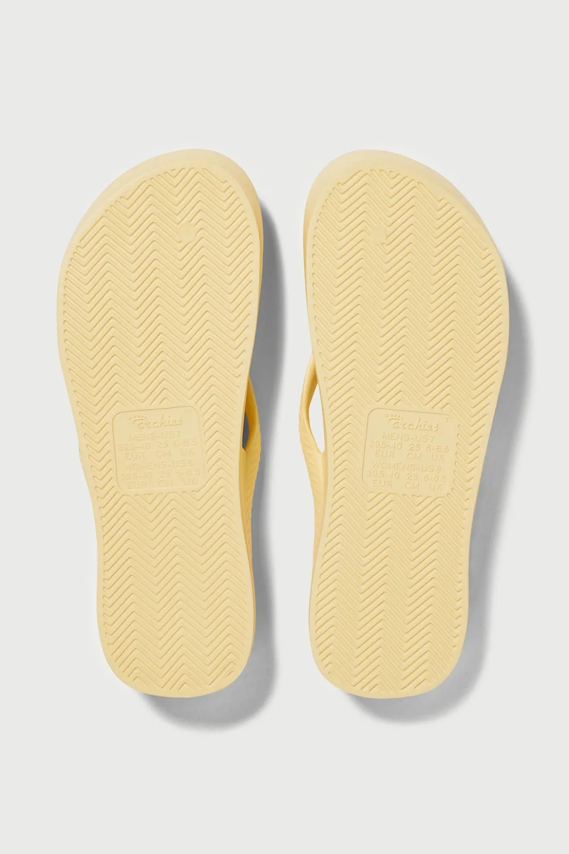 Arch Support Thong Lemon