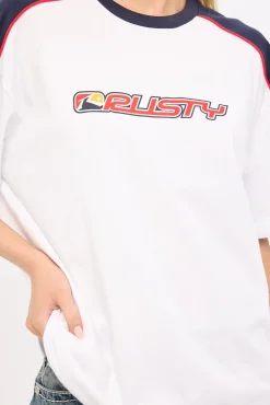 Archived Shooter Oversize Tee White