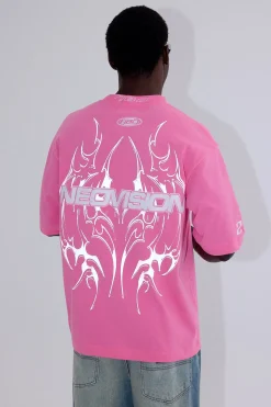Arkos Street Super Heavy Tee Berry Pink