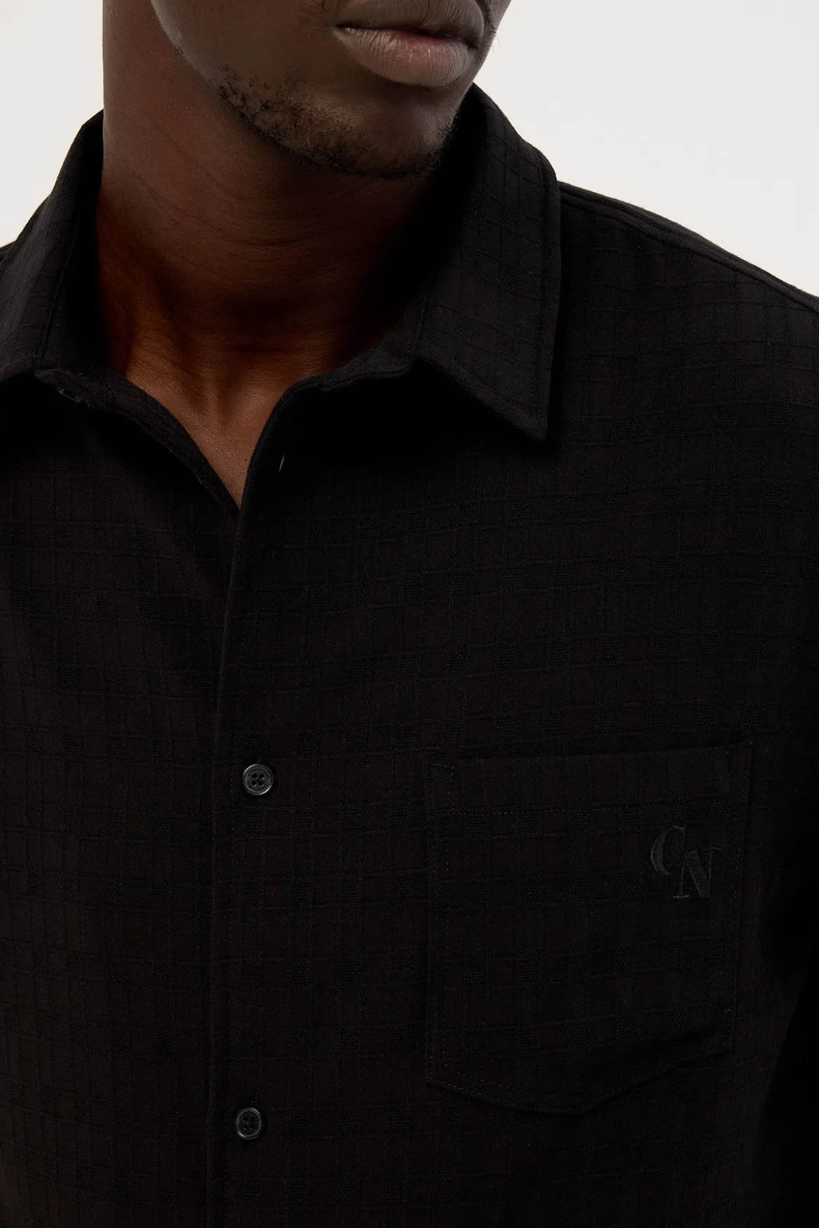 Array Mid Standard Shirt Black