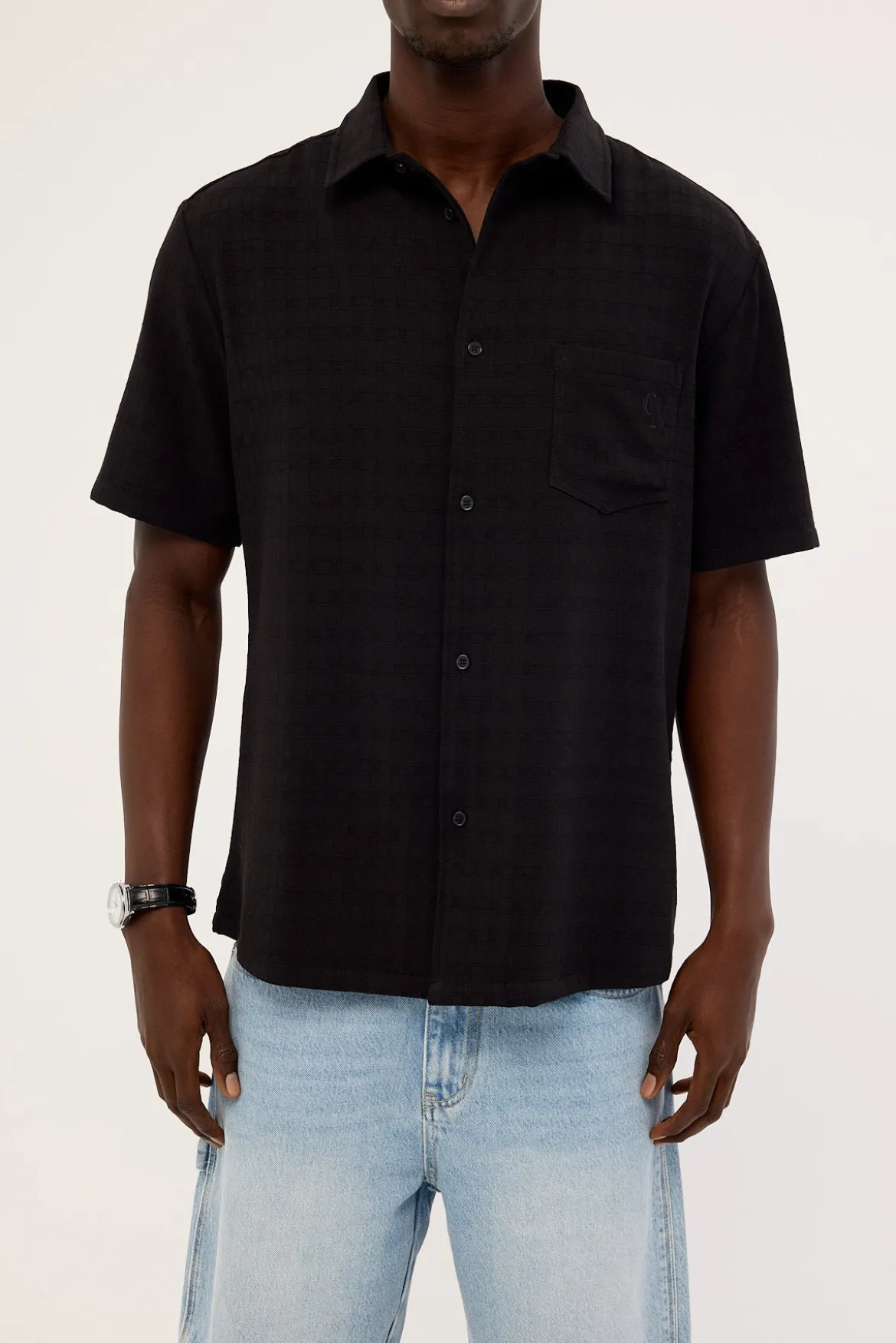Array Mid Standard Shirt Black