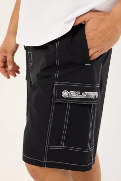 Artful Dodger 2.0 Elastic Waist Boardshort Black