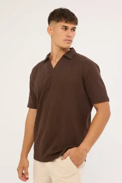 Arthur Boxy Polo Brown