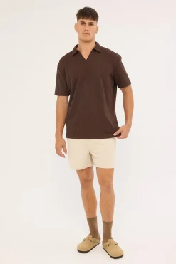 Arthur Boxy Polo Brown