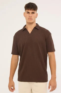 Arthur Boxy Polo Brown